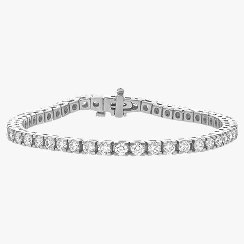 5 Carat Diamond Tennis Bracelet - 18K Gold | VS Clarity Natural Diamonds