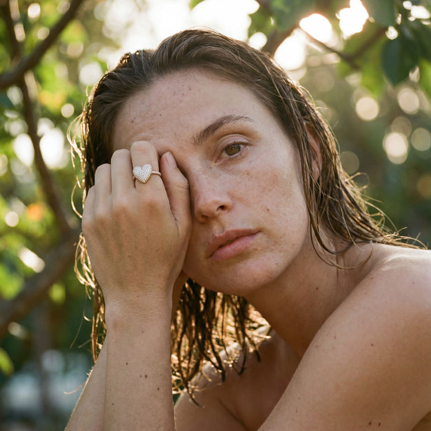 VS Clarity white diamond 14K 18K Gold