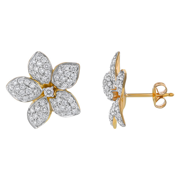 VS Clarity diamonds 14K 18K Gold