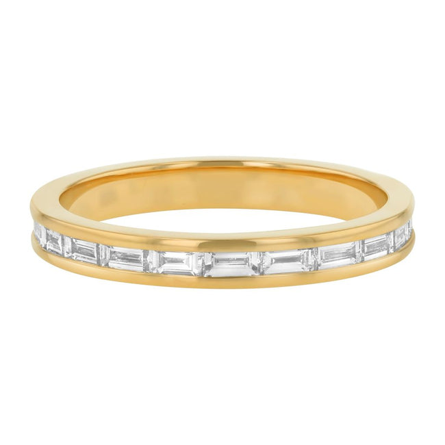 Eternity Baguette in Channel Setting - 14K Gold | VS Clarity Lab Grown Diamonds
