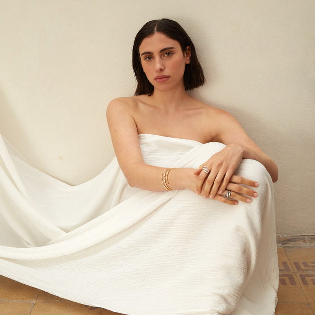 VS quality diamond 14K 18K gold