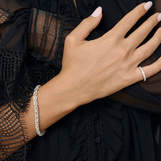 VS clarity white gold 14K 18K gold