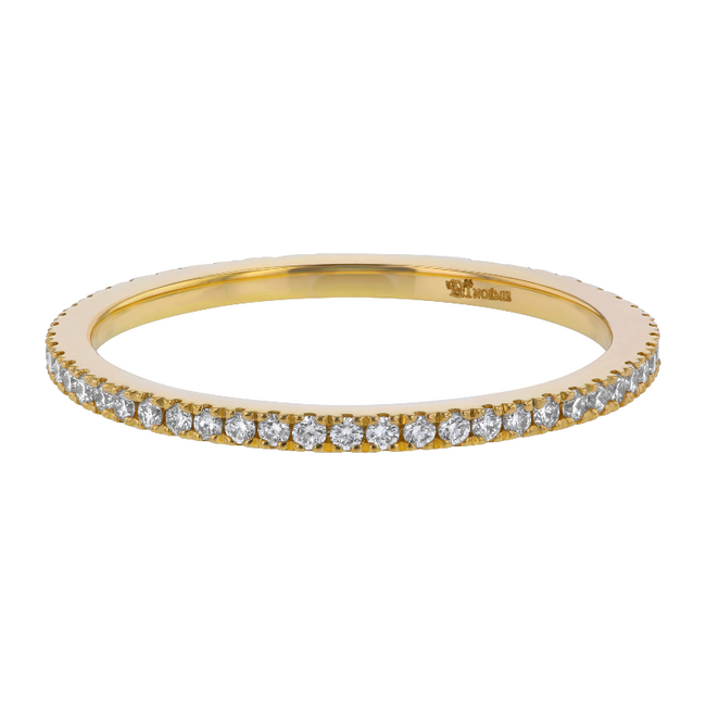 Eternity Petite Diamond Band Ring - 18K Gold | VS Clarity Natural Diamonds