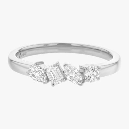 Quartet Multi Shape Diamond Ring - 14K Gold | VS Clarity Lab Grown Diamonds