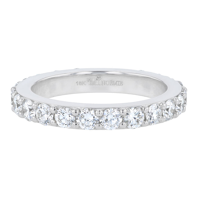 2 Carat Diamond Eternity Band Ring - 14K Gold | VS Clarity Lab Grown Diamonds