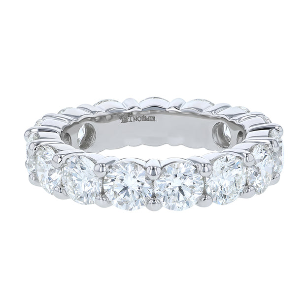 The 5 Carat Diamond Eternity Band Ring VS quality diamond 14K 18K gold rose white yellow platinum