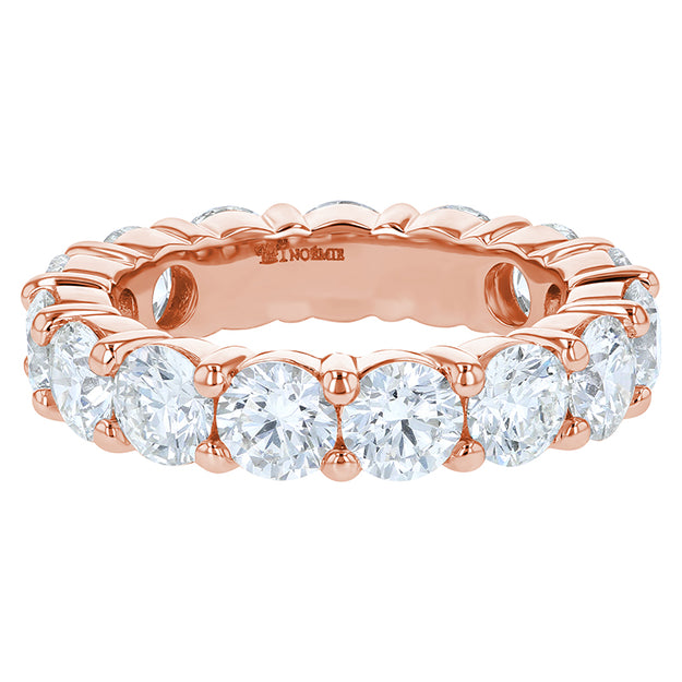 The 5 Carat Diamond Eternity Band Ring VS quality diamond 14K 18K gold rose white yellow platinum