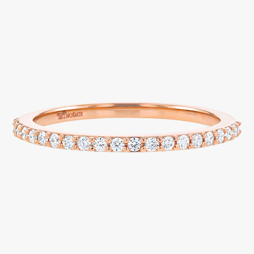 0.20 Carat Diamond Half Eternity Ring White Gold Half Band Wedding Petite Dainty 14K18K Gold | VS Clarity