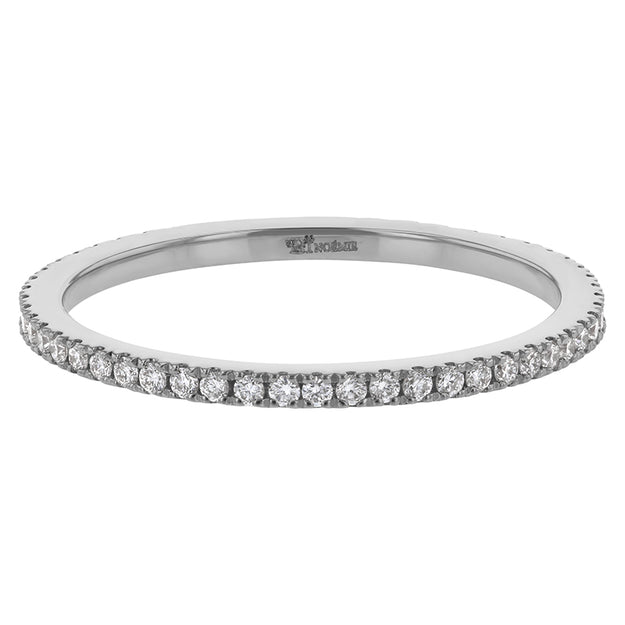 The Eternity Petite Diamond Band VS quality diamond 14K 18K gold rose white yellow platinum