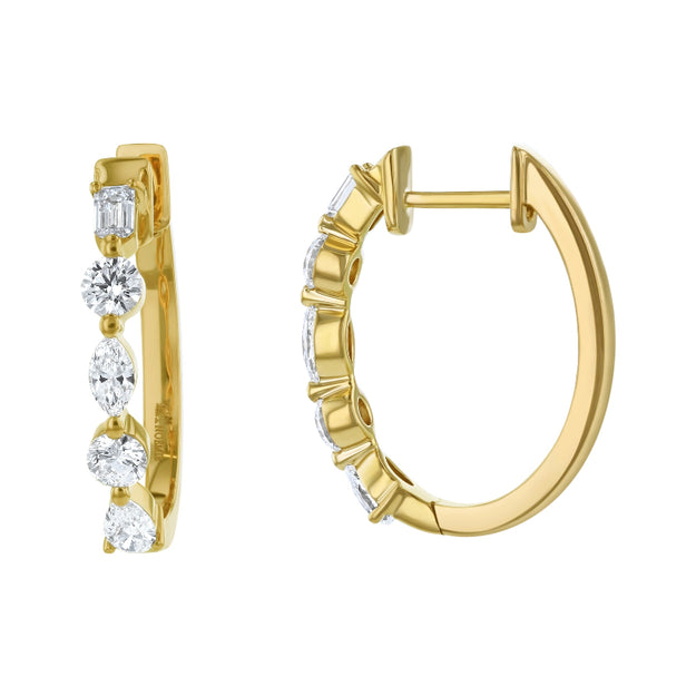 VS quality diamonds 14K 18K Gold