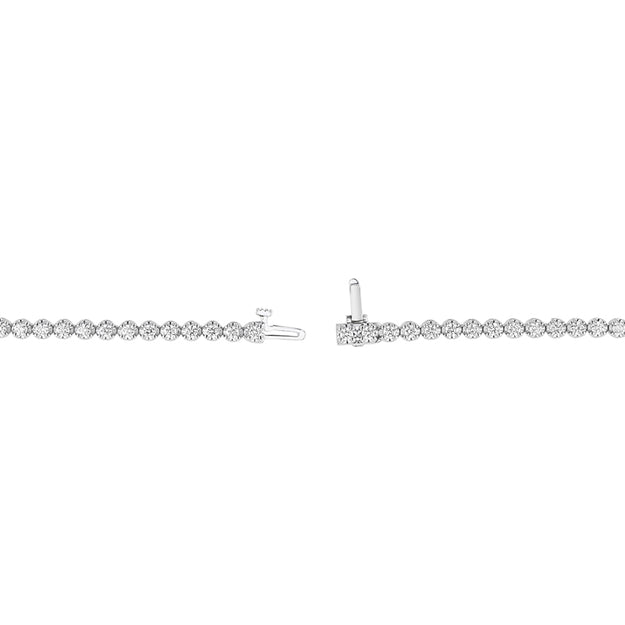 3 Carat Diamond Tennis Necklace - 14K Gold | VS Clarity Lab Grown Diamonds