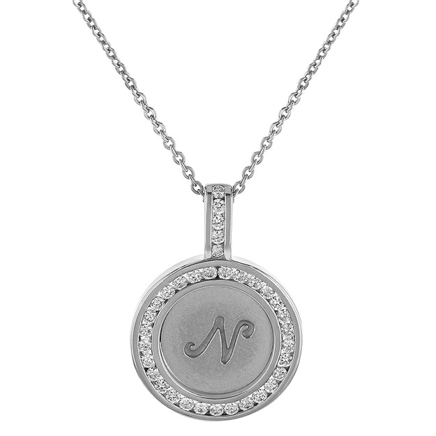 Custom Diamond Letter Symbol  VS quality diamond 14K 18K gold