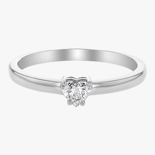 The Heart Shaped Diamond Ring VS quality diamond 14K 18K gold rose white yellow