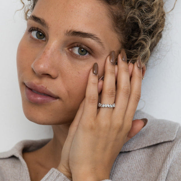 VS quality diamonds 14K 18K Gold