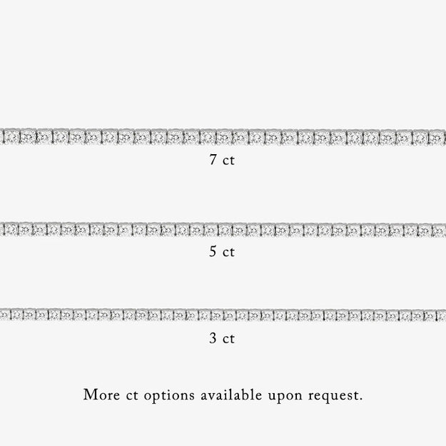 3 Carat Diamond Tennis Bracelet - 18K Gold | VS Clarity Natural Diamonds