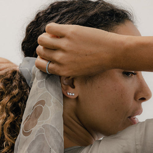 Multi Shape Diamond Stud - 18K Gold | VS Clarity Natural Diamonds