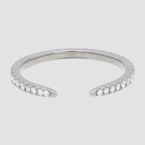 Open Band Ring - 14K Gold | VS Clarity Lab Grown Diamonds