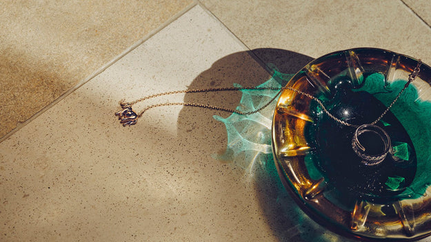 Noémie Elephant Pendant Necklace Charms Nature Layering Statement Dainty 18K Rose Gold